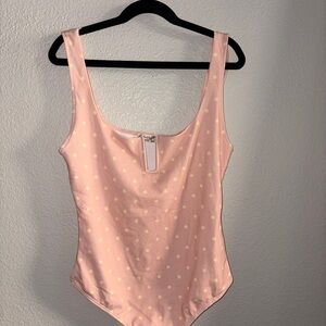 FP Movement by Free People Peach and Yellow Bodysuit